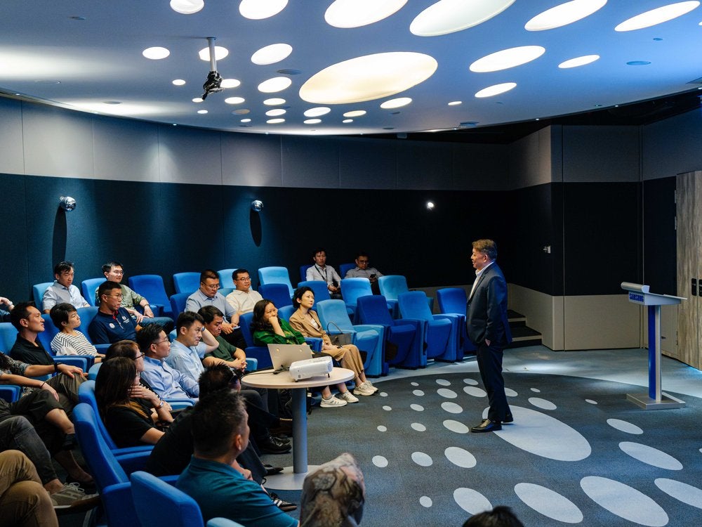 Programme participants during an exclusive industry site visit
