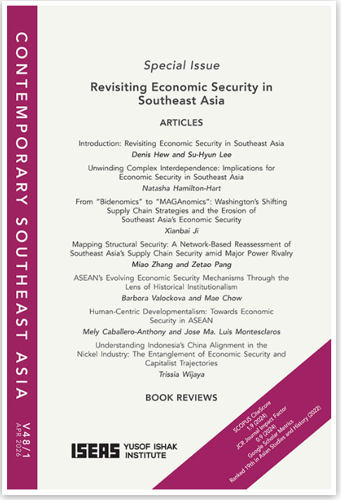 Special Issue for Contemporary Southeast Asia out now!