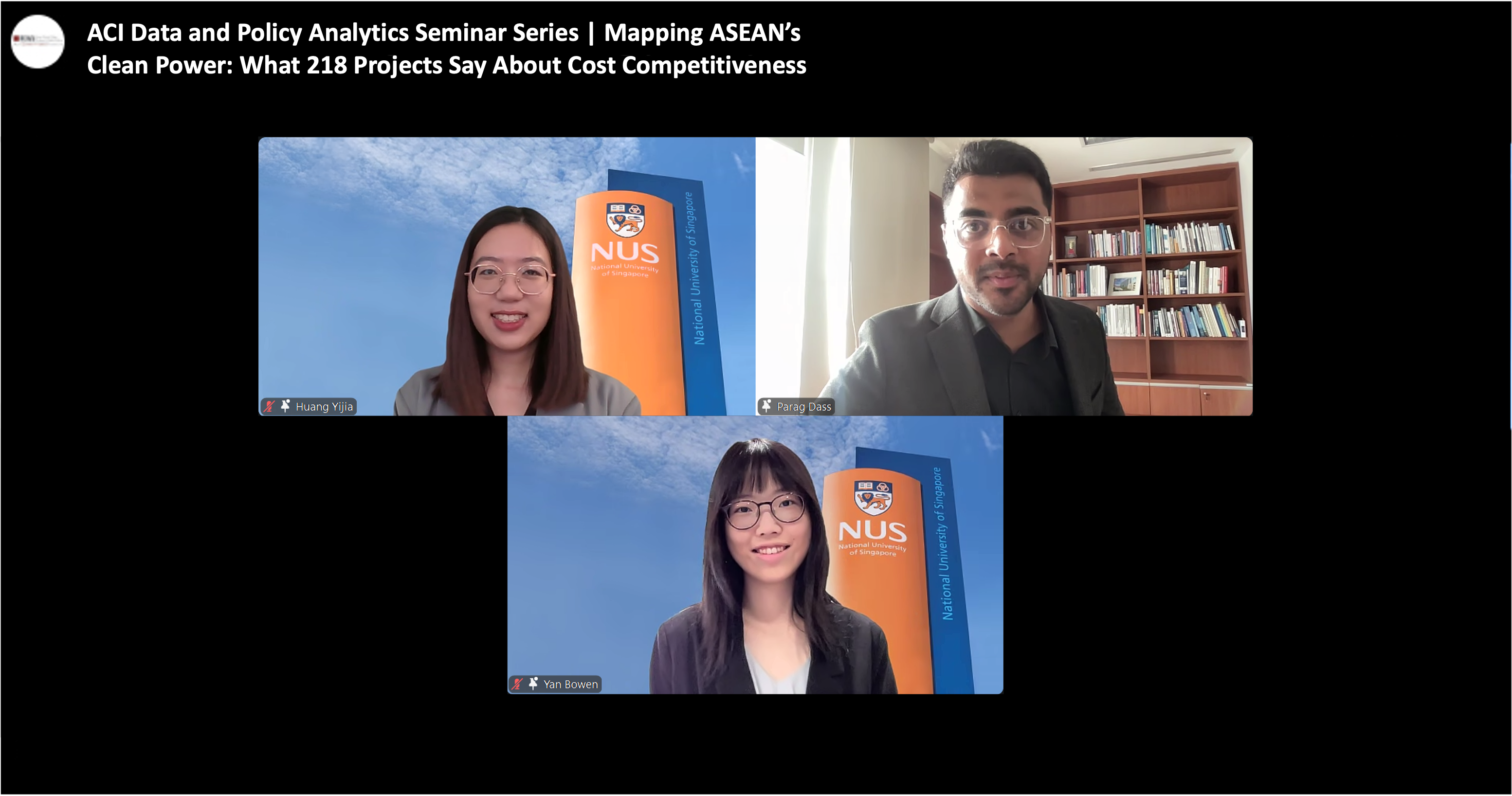 Data and Policy Analytics Seminar Series | Mapping ASEAN’s Clean Power: What 218 Projects Say About Cost Competitiveness