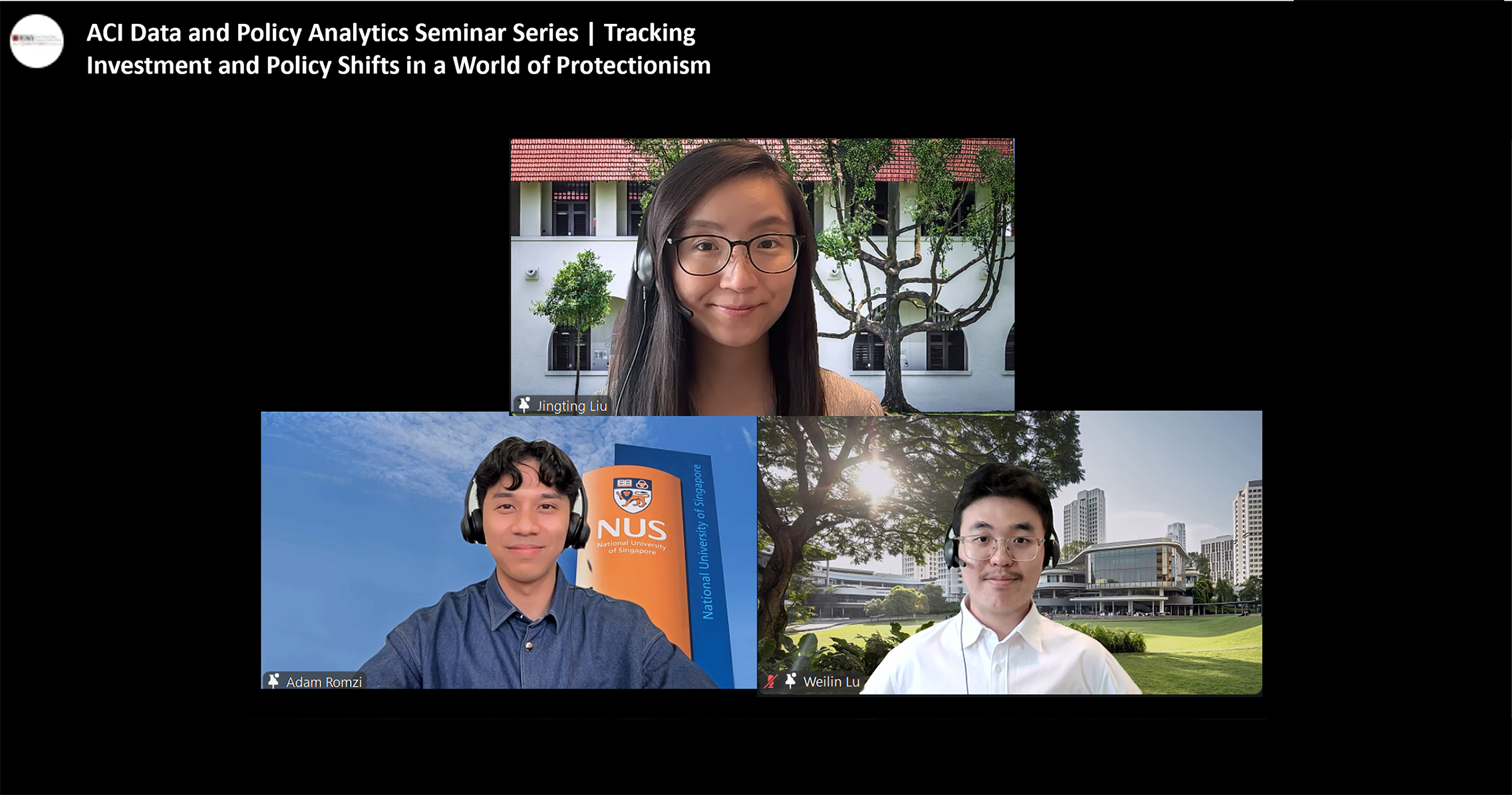 ACI Data and Policy Analytics Seminar Series | Tracking Investment and Policy Shifts in a World of Protectionism