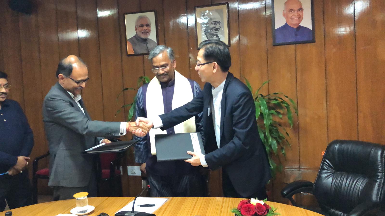 Memorandum of Understanding (MOU) Signing Ceremony between ACI-LKYSPP-NUS and State Government of Uttarakhand, India