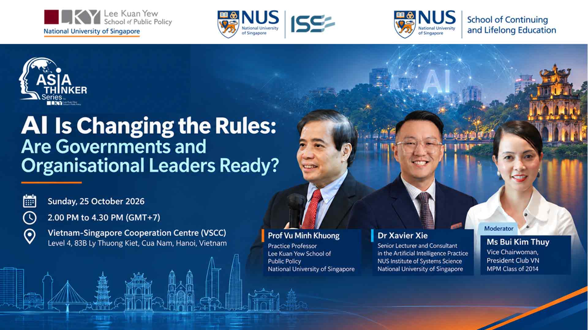 AI Is Changing the Rules: Are Governments and Organisational Leaders Ready (Hanoi Session)