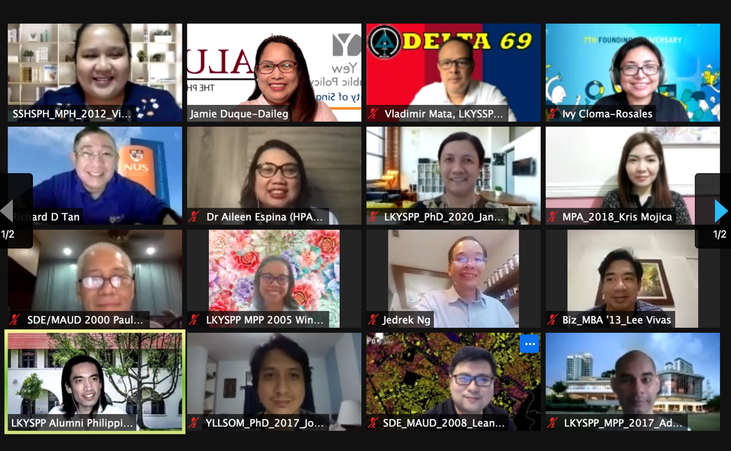 LKYSPP alumni connected with other NUS alumni