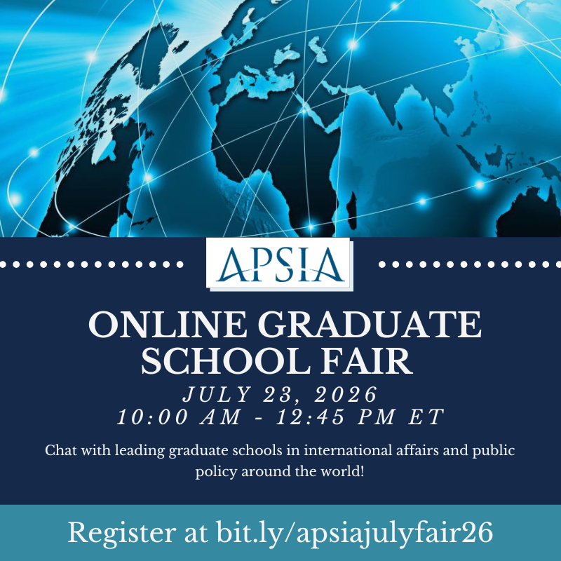 APSIA Online Graduate School Fair 2026