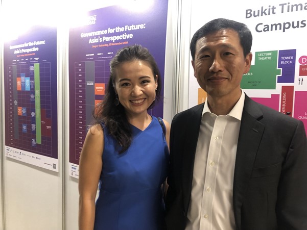 Jenny with Mr Ong Ye Kung