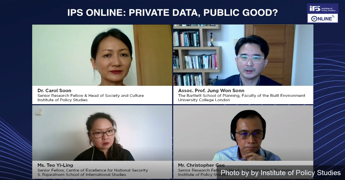 Summary of IPS Online Series Private Data Public Good