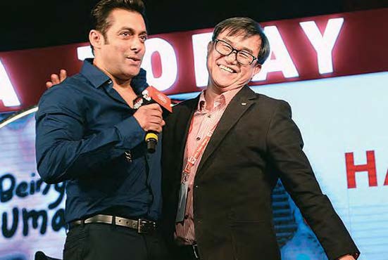 Salman Khan and Jack Sim