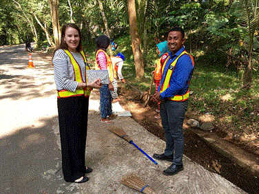 Visiting-road-works-projects-in-Lombok